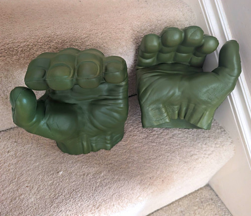 Kids green rubber - green, hulk
