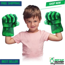 Kids Green Superhero Gloves